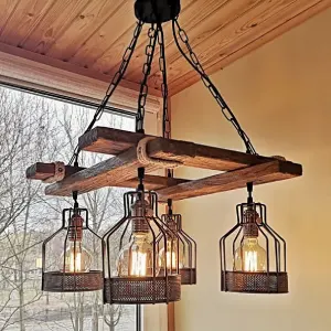 Wooden-Ceiling-Chandelier